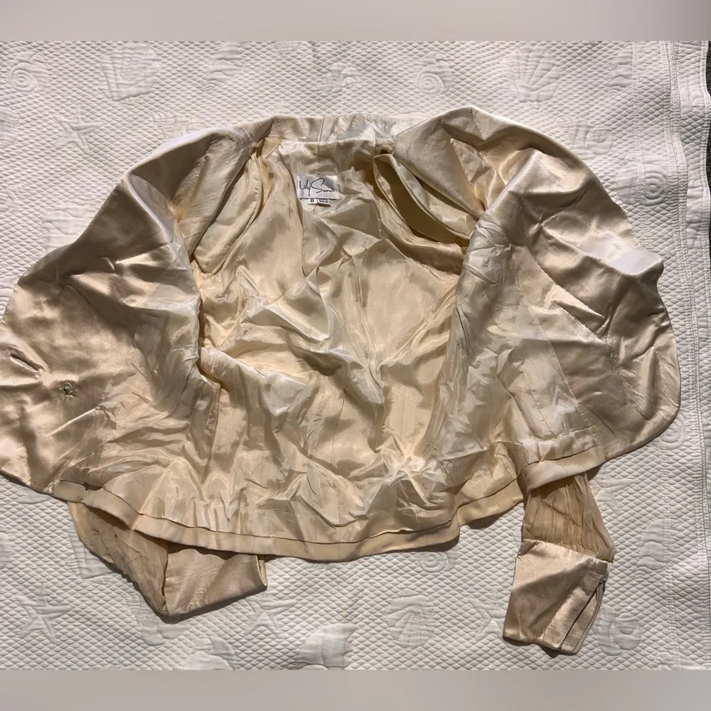 Lily Samii Blazer 100% Silk Sz 8